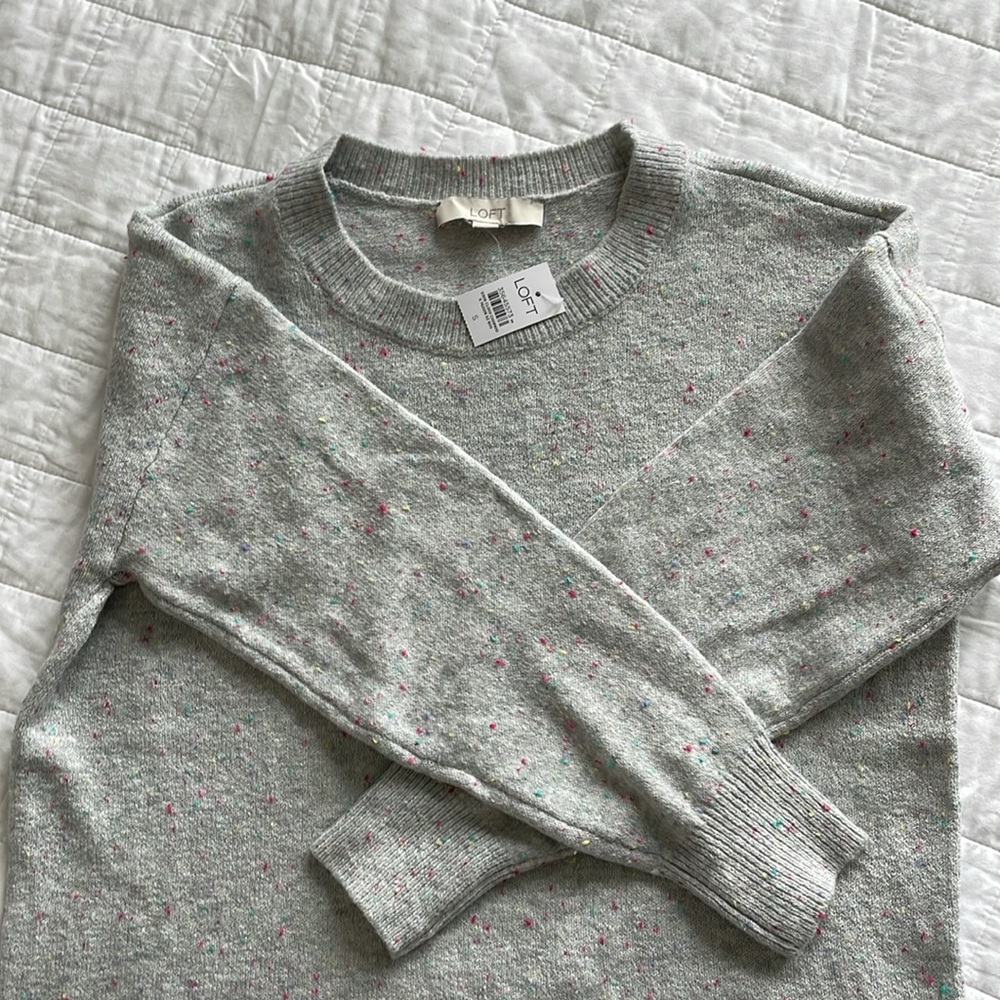 LOFT Confetti Sweater